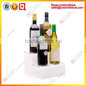 Modern Designed 4-bottle Acrylic Bottle Display thumbnail-1