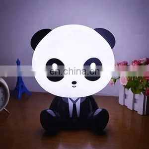 Plastic Panda Touch Table Lamp Usb Energy Saving Night Light Bedside Lamp thumbnail-4