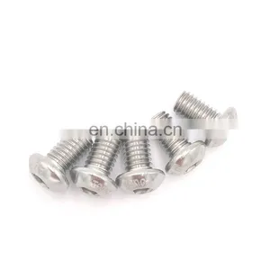 Stainless Steel 304 Mushroom Hex Socket Round Head Screw Button Head Bolt ISO7380 thumbnail-1