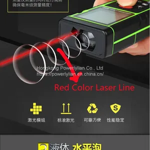 60m High Accuracy Laser Distance Meter Mini Range Finder Red Light Range Finder Laser Ruler thumbnail-2
