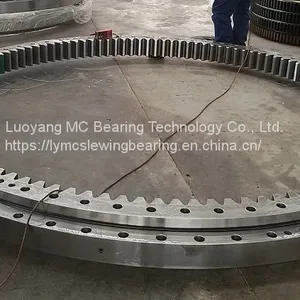 Large OEM 192.32.2240.990.41.1502 Three Row Roller Bearing Ring With Size 2458*1908*181mm thumbnail-1