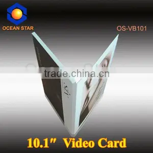 10.1inch LCD Video Brochure Card Advertising/wedding Invitation Card thumbnail-3