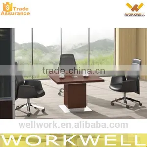 WORKWELL Four Seats Wooden Negotiation Table/office Table S4-100H thumbnail-1