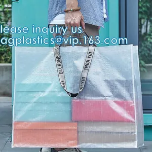 PP WOVEN SHOPPING BAGS, WOVEN BAGS, FABRIC BAGS, FOLDABLE SHOPPING BAGS, REUSABLE BAGS, PROMOTIONAL thumbnail-1