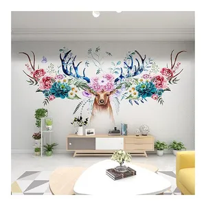 Hot Sale Home Decoration Waterproof 3D Interior Wall Mural For Home Decor Tv Background Dropshipping thumbnail-3