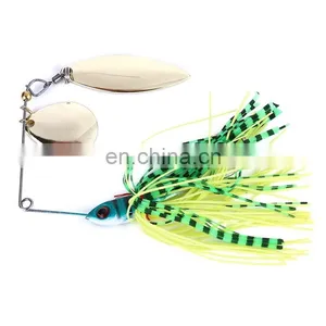 Soft 3D Plastic Trolling Metal Fishing Lures Using Octopus Skirts and Squids Skirt Fishing Lure thumbnail-3