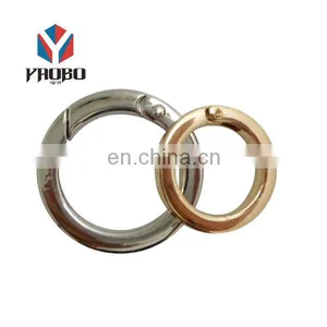 Wholesale Custom High Quality Gold Silver Handbag O Ring Bag Accessory Metal Bag O Ring thumbnail-1