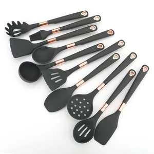Kitchen Accessories Home and Kitchen Cookware Sets Silicone Cooking Tool Sets Non-Stick Cocina de Silicone Kitchen Utensils Sets thumbnail-3
