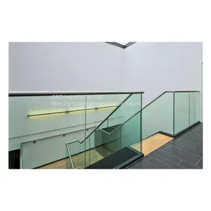 Aluminium U Channel Base Glass Railing for Balcony thumbnail-5