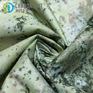 300D*300D PU Coated Pattern Print Recycling 100% Recycled Polyester RPET Oxford Fabric for Bag Luggage Supply thumbnail-4