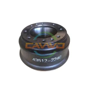 43512-1193 Brake System Brake Drum for HINO thumbnail-3