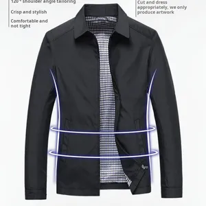 Business Fit Colorful Casual Sports Windproof Waterproof Men's Long Sleeve Sunblock Yoga Jacket thumbnail-2