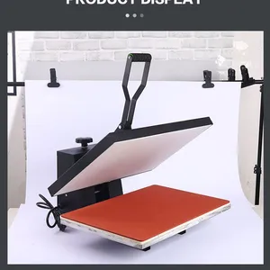 New Manual Heat Press Machine 38*38cm Sublimation Transfer for T-Shirt Garment 110V Semi-Automatic With Motor for Home Use thumbnail-5