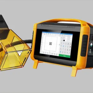 Compact Portable Handheld Laser Marking Machine, Mini Laser Engraving Machine, Rechargeable Metal and Plastic Material. thumbnail-1