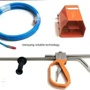 1500bar 2800bar Hydro Jetting Machine Working With Stainless Steel Water Jetting Guns Overflow Sprayer Guns Foot Valve thumbnail-3
