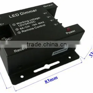 Led Strip Touch Dimmer 12V/24v Wireless Remote Mini Dimmer thumbnail-2