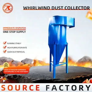 Factory Heavy Duty Cyclone Dust Collector High Efficiency Cyclone Separator For Mining Cement thumbnail-5