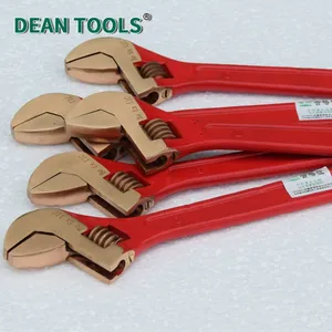 1-Year Warranty Non-sparking Adjustable Wrench With PVC Handle, Mill Test Report Available, Standard Compliant thumbnail-1