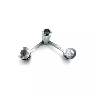 Curtain Wall Spider 150mm Mirror Finish SS304 Professional Grade for Glass Curtain Wall thumbnail-2