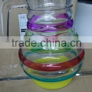 Glass Drinking Water Jug With Plastic Lid thumbnail-2