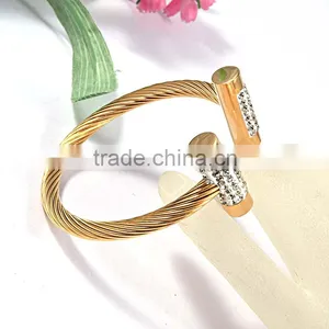 New Products Wholesale Fashion Jewelry Gold Bangles thumbnail-5