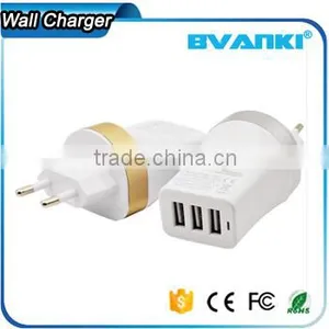 2016 Trending Products 5V 3.4A Universal 3 Usb Wall Charger for Home and Travel Charger Bulk Buy From China Supplier's Choice thumbnail-3