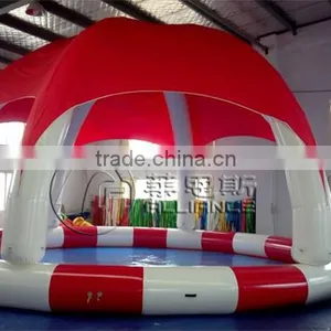 Inflatable Pool 10x10x0.55m PVC Game Pool Inflatable thumbnail-2