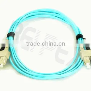 Optic Fiber 10G OM3 50/125um SC- SC Multimode Duplex Fiber Optic Patch Cord thumbnail-1