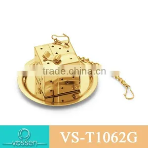 Silver Plating Gift Box Shaped Tea Infuser thumbnail-2