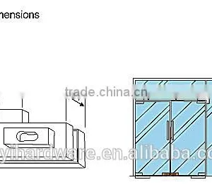 Hot Sales Glass Door Patch Fitting/glass Fitting/glass Door Clamp(V-50) thumbnail-2