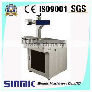 10w 20w Fiber Marking Strainless Steel/model/jewelry SINMIC 20w Fiber Laser Marking Machine thumbnail-1