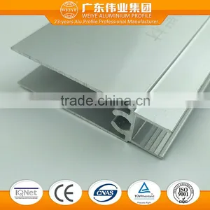 China Electrophoresis Anodized Silver Extrusion Aluminium Profile for Window thumbnail-3