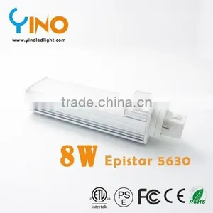 18pcs Samsung 5630 Smd 4pin 2pin LED PL Led G24 Lamp 110lm/w G24 8W LED PL Lamp thumbnail-1