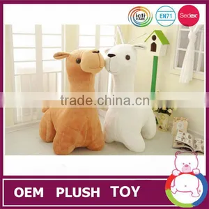 ICTI Fedex Factory Pink Plush Alpaca Toy as Gift 2015 thumbnail-3