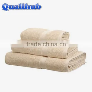 Plain Design Embroidered Cotton Towel thumbnail-1