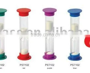 Plastic Sand Timer With Keyring or Keychain thumbnail-1