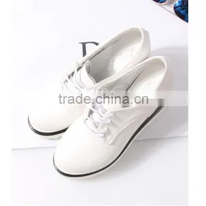 Korean Little Girls Fashion Dress 9.5cm High Leisure White Shoes thumbnail-4