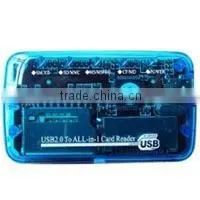 Transparent Computer USB2.0 All in One Card Reader thumbnail-1