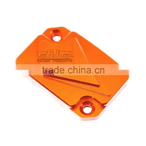 BJ-OC-011C-OR Aluminum CNC Front Brake Motorcycle Fluid Reservoir Oil Cap Cover for KTM DUKE 125/200/390 thumbnail-4