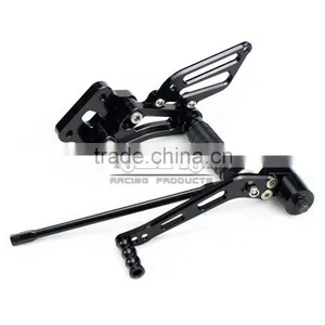 ARS-K6 Wholesale Billet Aluminum Adjustable Footrest Peg Motorcycle for Suzuki GSXR 600/750 06-09 thumbnail-4