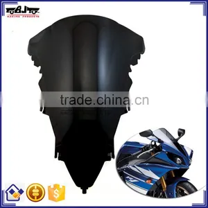BJ-WS-R1-09 Double Bubble Custom Motorcycle Windscreen for Yamaha R1 Windshield thumbnail-1
