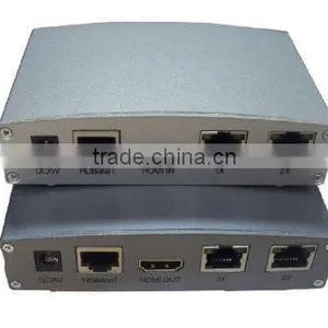HDMI Over Coax Extender 100m, HDMI ir Extender 100m Using a Single Coaxial Cable thumbnail-1