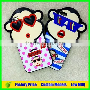 High Quality Factory Direct 3d Cartoon Cell Phone Silicone Case Cover for Iphone 6 6s 6plus Price 1.5usd thumbnail-4