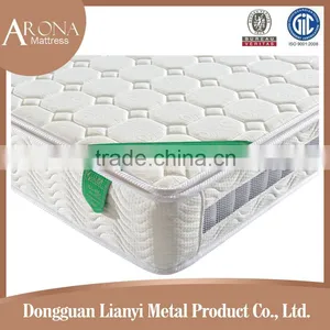 2015 Best Quality Coil Spring Mattress With Memory Foam for 5 Star Hotel thumbnail-1