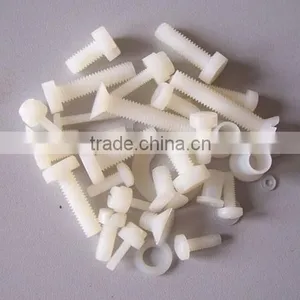 PTFE Wear-resistant Nylon Adding MOS2 Cargo Self-lubricating Properties, Low Wear Resistant Level PA6 / PA66,for Screw and Nut thumbnail-1