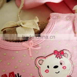 100% Cotton Baby Girl Carters Longsleeve Bodysuits With Chest Cat Embroidery thumbnail-2