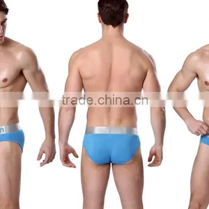 Wholesale OEM Manufaturer Men Pure Cotton Spandex Boxer Briefs The Big Silver Men's Underwear thumbnail-4