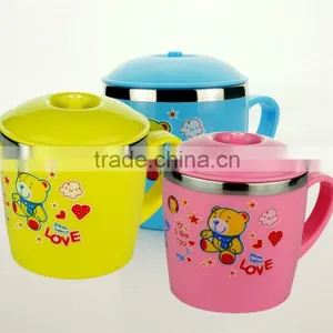 2015 Kids Water Bottle Mugs Cup Double Wall Stainless Promotional thumbnail-2
