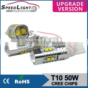 Speedlight High Power 50W T10 LED Light Bulb Socket T10 LED W5W thumbnail-1