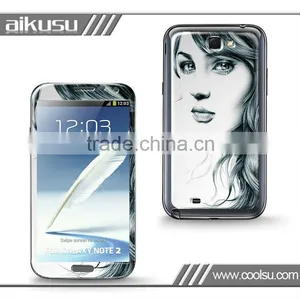 so Cool!! Color Skin Sticker for Galaxy Note 2 With ce Rohs thumbnail-1
